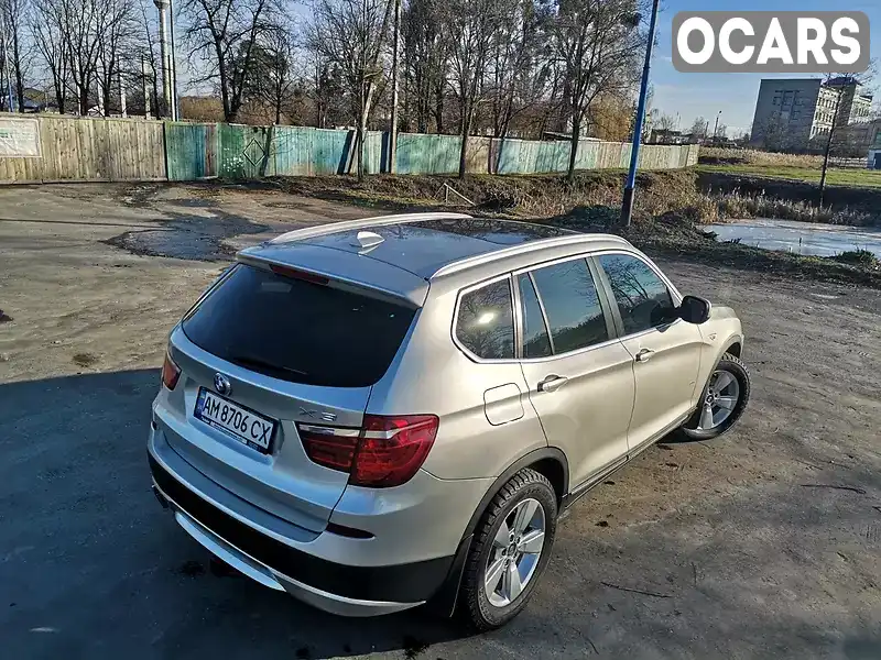 Позашляховик / Кросовер BMW X3 2011 3 л. Типтронік обл. Житомирська, Романів - Фото 1/21