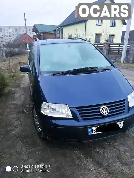 Мінівен Volkswagen Sharan 2001 1.9 л. Автомат обл. Рівненська, Дубровиця - Фото 1/11