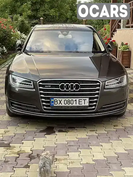 Седан Audi A8 2015 6.3 л. Типтронік обл. Хмельницька, Хмельницький - Фото 1/6