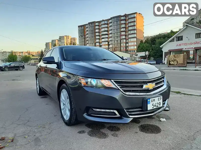 Седан Chevrolet Impala 2018 3.6 л. Автомат обл. Житомирська, Житомир - Фото 1/21