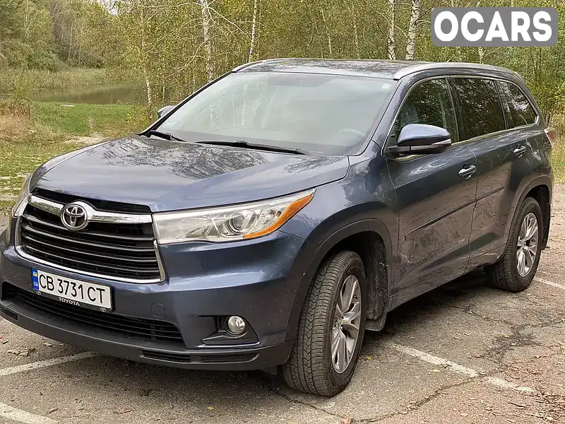 Универсал Toyota Highlander 2014 3.5 л. Автомат обл. Черниговская, Нежин - Фото 1/14