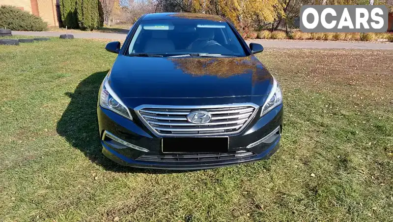 Седан Hyundai Sonata 2015 2.4 л. Автомат обл. Сумська, Ромни - Фото 1/10