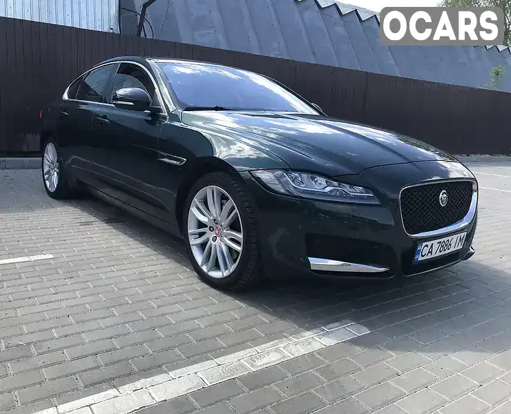 Седан Jaguar XF 2016 3 л. Автомат обл. Черкасская, Черкассы - Фото 1/19