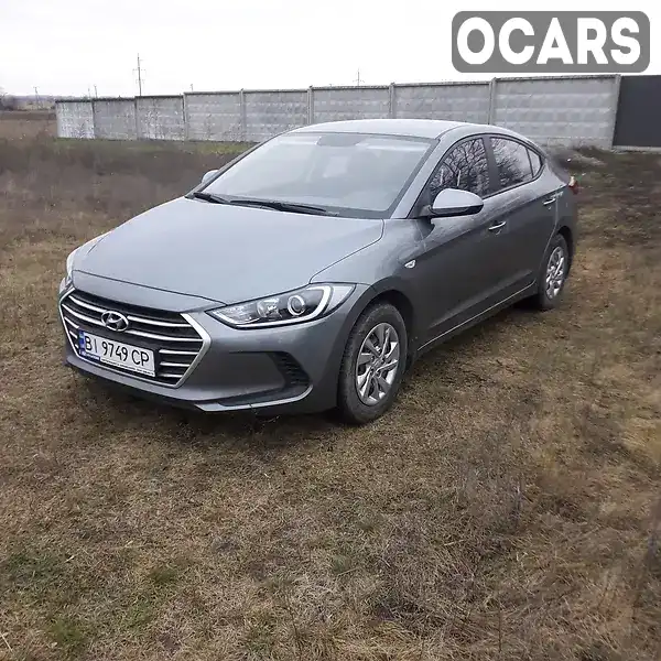 Седан Hyundai Elantra 2018 1.6 л. Автомат обл. Полтавська, Кременчук - Фото 1/8