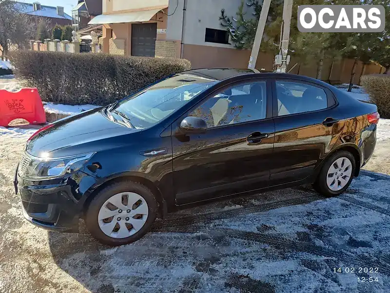 Седан Kia Rio 2012 1.4 л. Автомат обл. Львівська, Львів - Фото 1/10