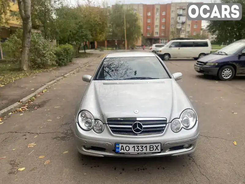 Купе Mercedes-Benz C-Class 2002 2.2 л. Автомат обл. Закарпатська, Ужгород - Фото 1/17