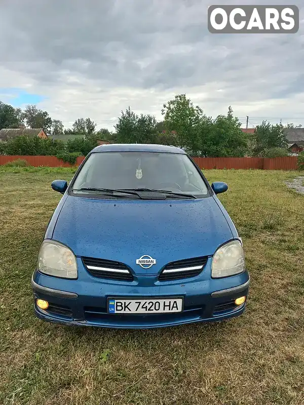 Універсал Nissan Almera Tino 2000 1.8 л. Ручна / Механіка обл. Рівненська, Здолбунів - Фото 1/13