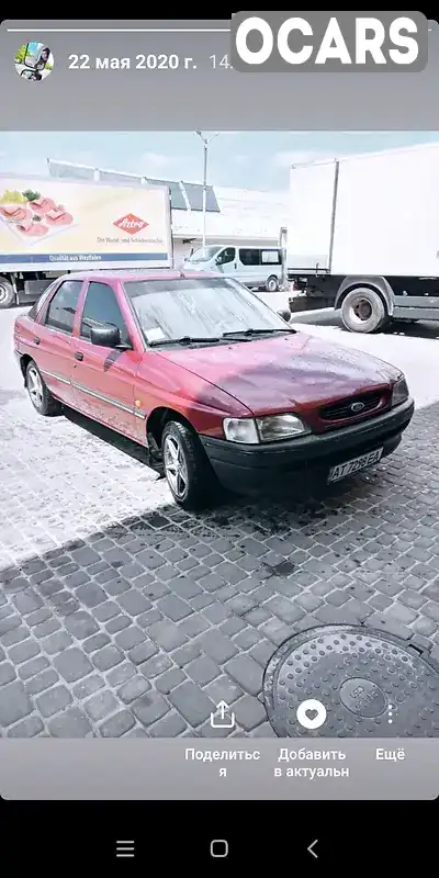 Хэтчбек Ford Escort 1994 null_content л. Ручная / Механика обл. Ивано-Франковская, Калуш - Фото 1/15