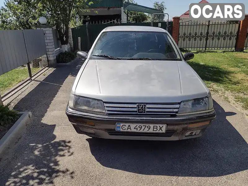 Седан Peugeot 605 1991 2.1 л. обл. Черкаська, Черкаси - Фото 1/12
