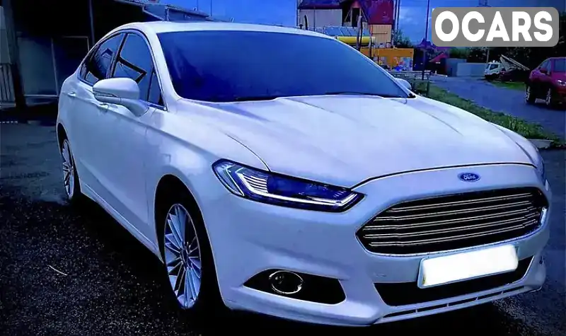 Седан Ford Fusion 2014 1.5 л. Автомат обл. Київська, Вишневе - Фото 1/16