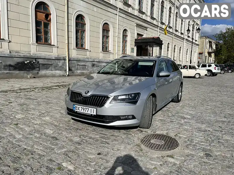 Универсал Skoda Superb 2016 2 л. Автомат обл. Хмельницкая, Каменец-Подольский - Фото 1/19