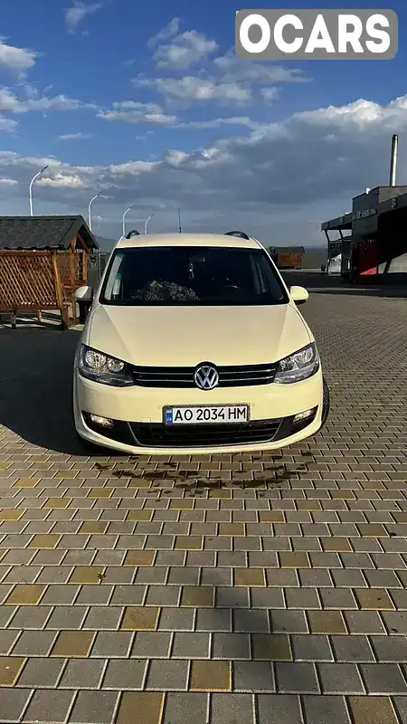 Мінівен Volkswagen Sharan 2015 2 л. Автомат обл. Закарпатська, Іршава - Фото 1/16
