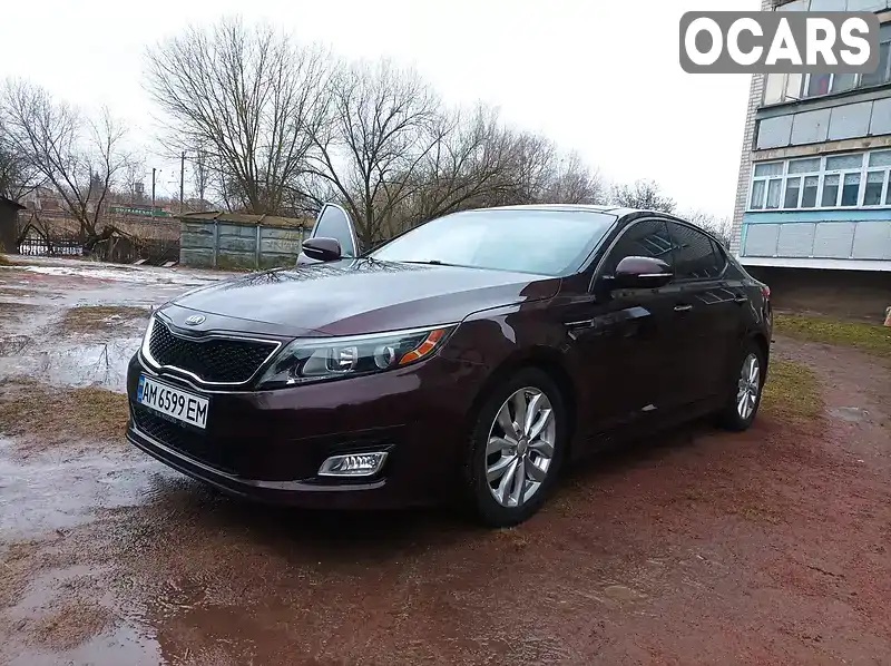 Седан Kia Optima 2014 2.4 л. Автомат обл. Житомирська, Коростень - Фото 1/21