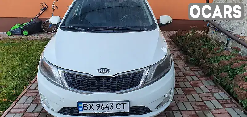 Седан Kia Rio 2013 1.6 л. Ручная / Механика обл. Хмельницкая, Хмельницкий - Фото 1/3