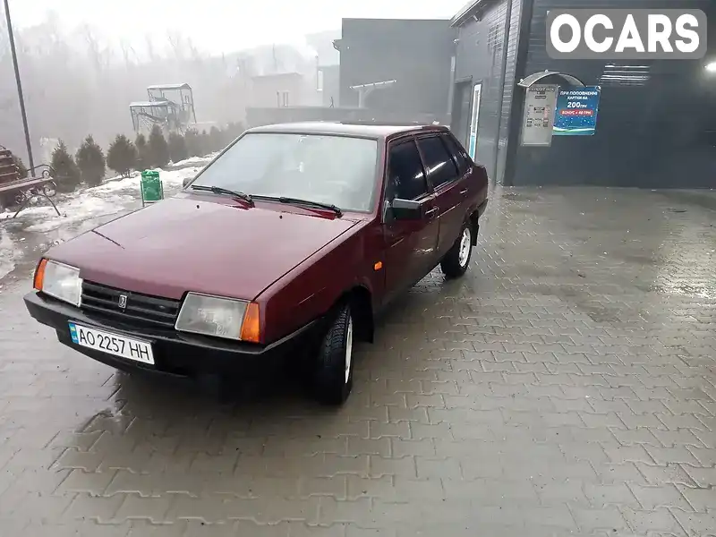 Седан ВАЗ / Lada 21099 2008 1.6 л. Ручная / Механика обл. Закарпатская, Тячев - Фото 1/6