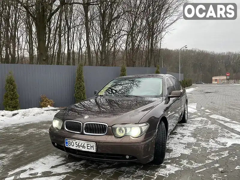 Седан BMW 7 Series 2004 3 л. Автомат обл. Тернопільська, Тернопіль - Фото 1/21