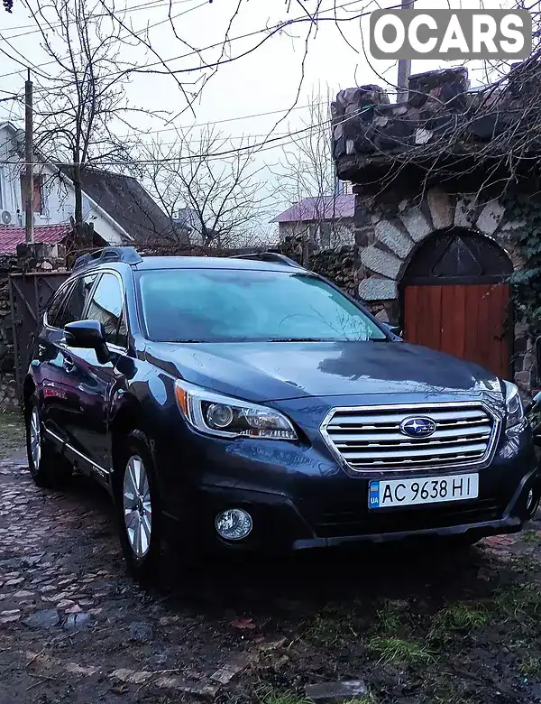 Позашляховик / Кросовер Subaru Outback 2015 2.5 л. Автомат обл. Волинська, Луцьк - Фото 1/17