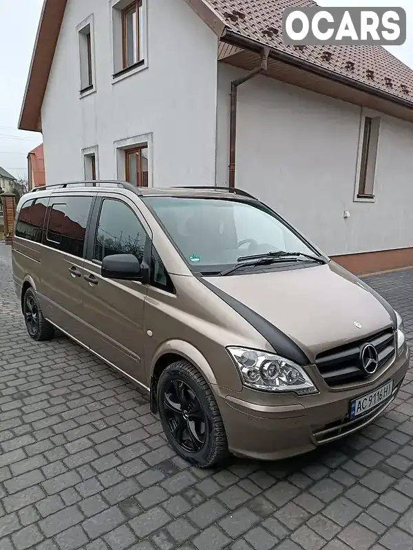 Мінівен Mercedes-Benz Vito 2011 3 л. Автомат обл. Волинська, Ковель - Фото 1/13