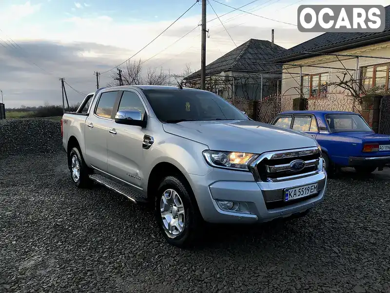 Пикап Ford Ranger 2016 2.2 л. Автомат обл. Закарпатская, Мукачево - Фото 1/13