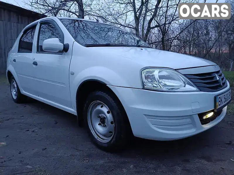 Седан Renault Logan 2011 1.4 л. Ручна / Механіка обл. Рівненська, Рівне - Фото 1/21