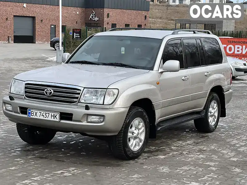 Внедорожник / Кроссовер Toyota Land Cruiser 2004 4.2 л. Автомат обл. Хмельницкая, Хмельницкий - Фото 1/21