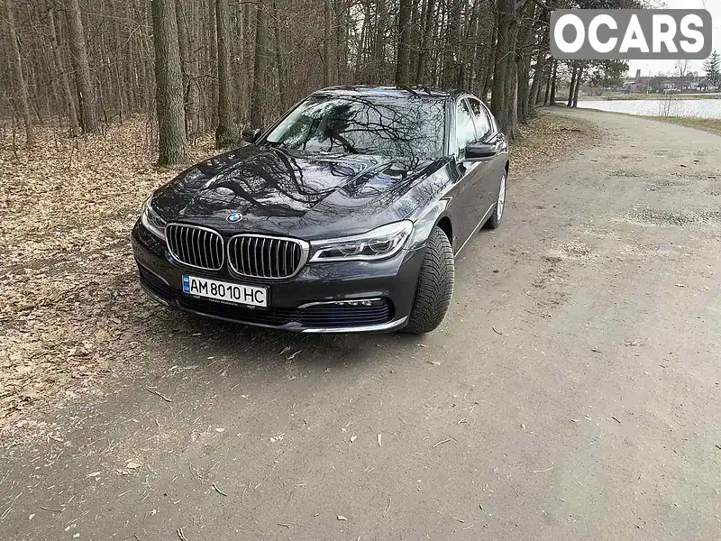 Седан BMW 7 Series 2016 3 л. Автомат обл. Житомирская, Житомир - Фото 1/21