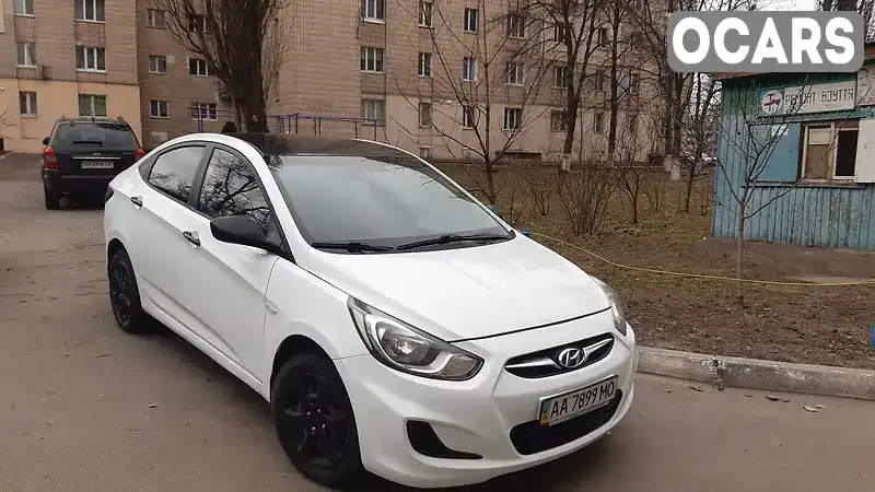 Седан Hyundai Accent 2012 1.4 л. Ручна / Механіка обл. Київська, Київ - Фото 1/14