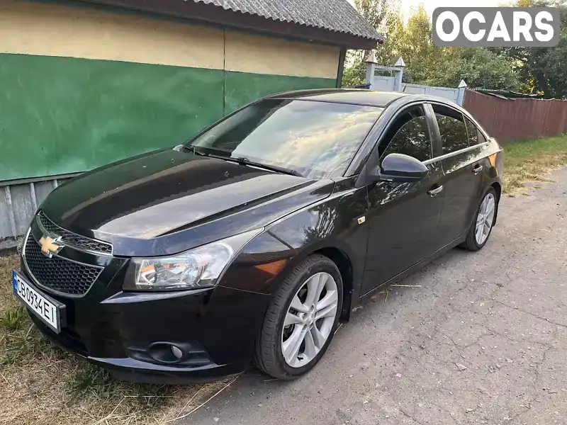 Седан Chevrolet Cruze 2012 1.4 л. Автомат обл. Черниговская, Нежин - Фото 1/14