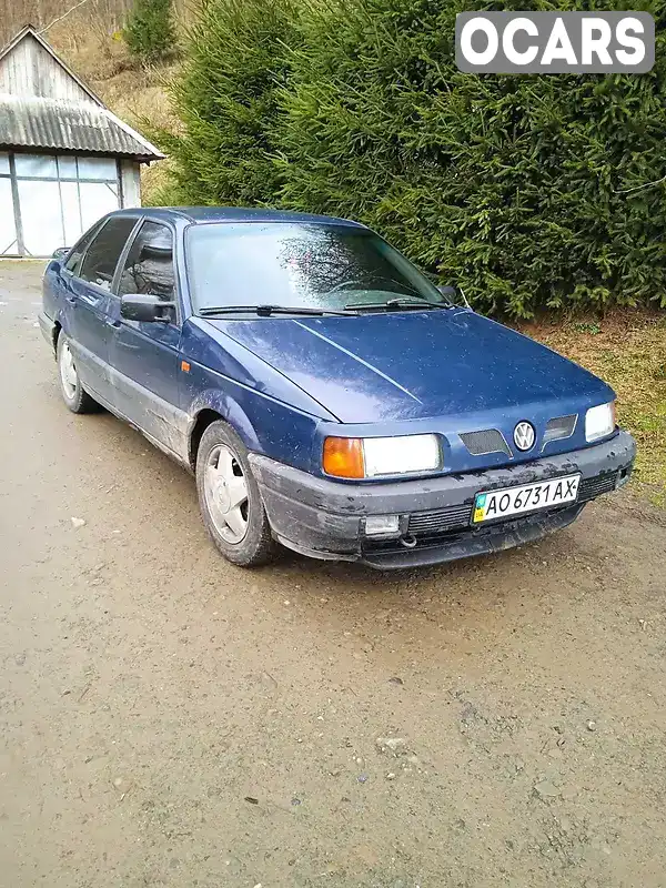 Седан Volkswagen Passat 1992 1.8 л. Ручна / Механіка обл. Закарпатська, Поліана - Фото 1/10