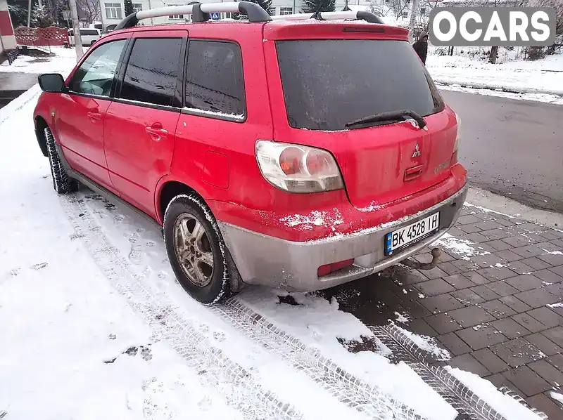 Внедорожник / Кроссовер Mitsubishi Outlander 2003 2 л. Ручная / Механика обл. Ровенская, Ровно - Фото 1/7