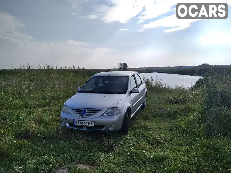 Седан Dacia Logan 2007 1.6 л. Ручна / Механіка обл. Полтавська, Полтава - Фото 1/7