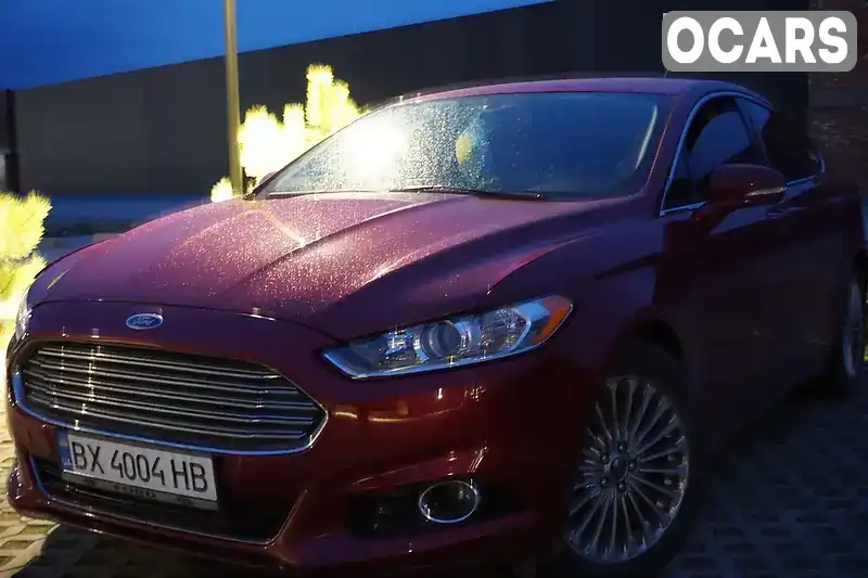 Седан Ford Fusion 2015 2 л. Автомат обл. Хмельницкая, Хмельницкий - Фото 1/21