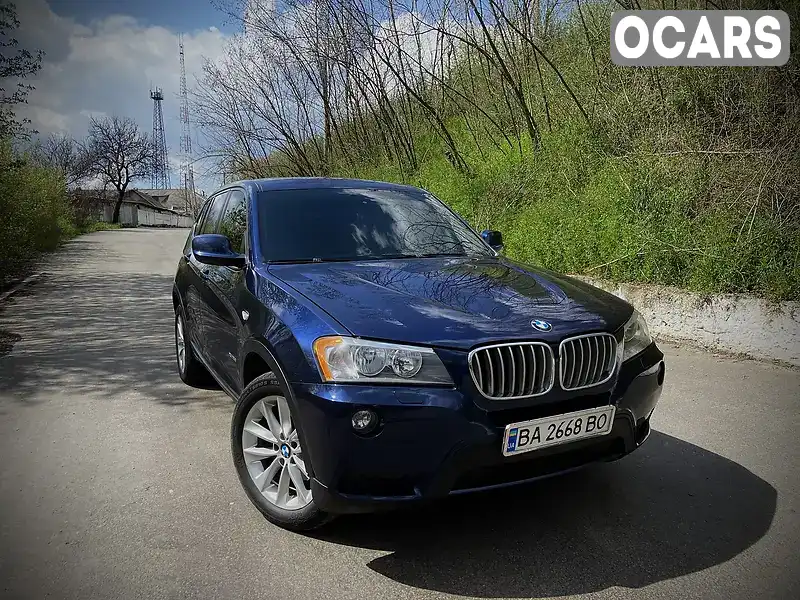 Внедорожник / Кроссовер BMW X3 2013 2 л. Автомат обл. Кировоградская, Гайворон - Фото 1/9