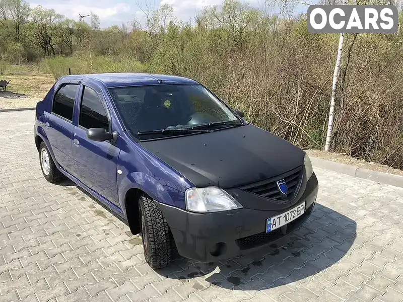 Седан Dacia Logan 2007 1.4 л. Ручная / Механика обл. Ивано-Франковская, Рожнятов - Фото 1/8