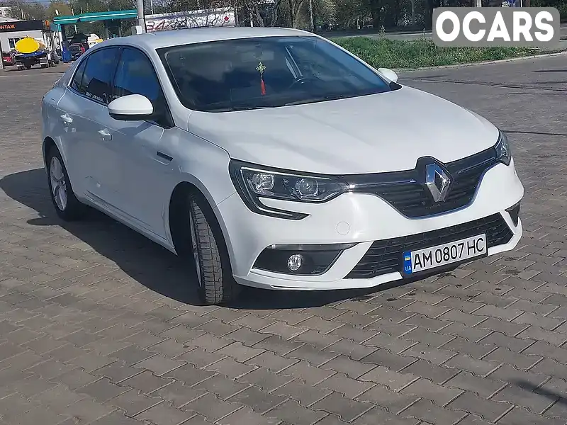 Седан Renault Megane 2017 1.5 л. Ручная / Механика обл. Житомирская, Звягель - Фото 1/21