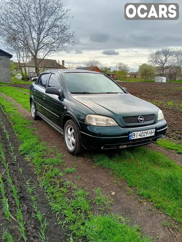 Седан Opel Astra 2000 1.6 л. Ручна / Механіка обл. Полтавська, Глобине - Фото 1/8