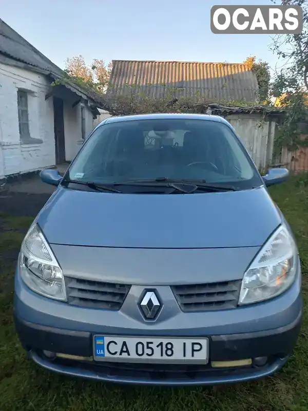 Мінівен Renault Scenic 2005 1.9 л. Ручна / Механіка обл. Черкаська, Звенигородка - Фото 1/9