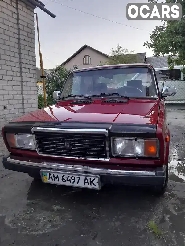 Седан ВАЗ / Lada 2107 2006 1.5 л. Ручная / Механика обл. Житомирская, Звягель - Фото 1/12