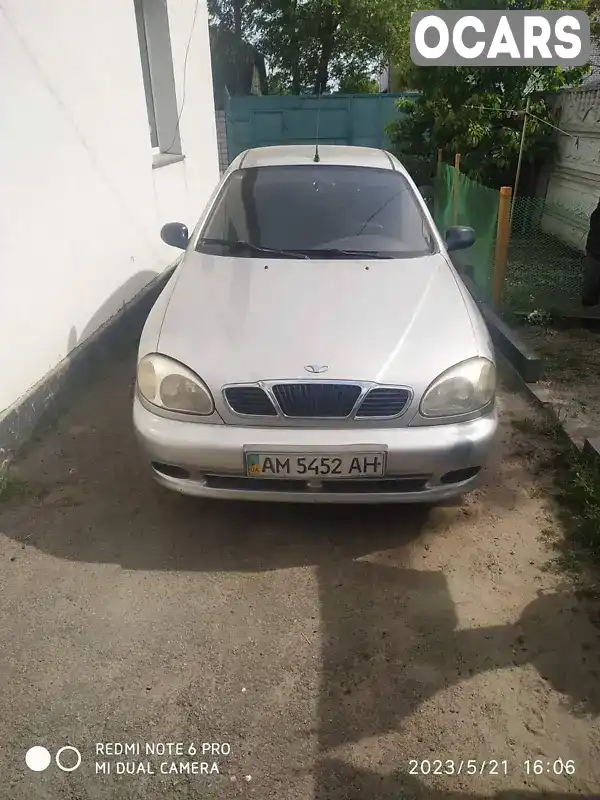 Седан Daewoo Sens 2006 1.3 л. Ручна / Механіка обл. Житомирська, Коростишів - Фото 1/5