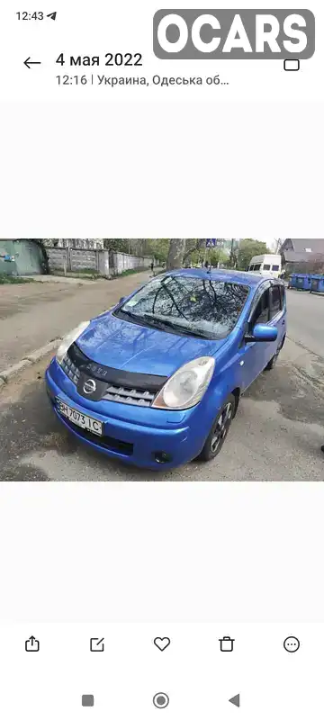 Хетчбек Nissan Note 2008 1.6 л. Ручна / Механіка обл. Одеська, Одеса - Фото 1/14