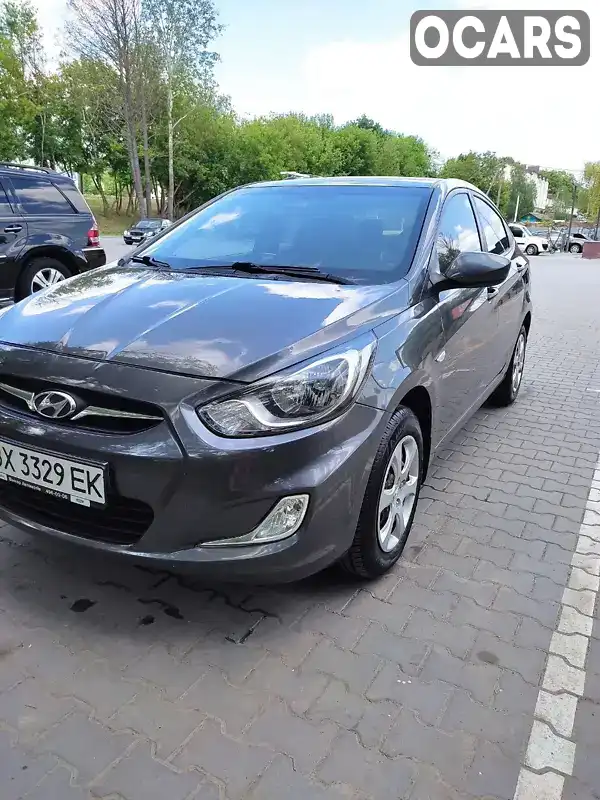 Седан Hyundai Accent 2013 1.4 л. Ручная / Механика обл. Хмельницкая, Хмельницкий - Фото 1/12