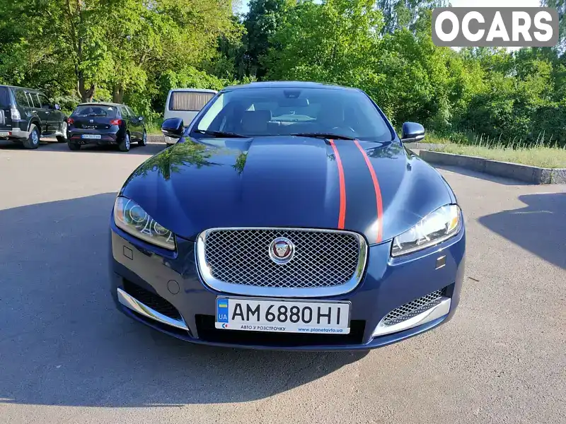 Седан Jaguar XF 2013 2 л. обл. Житомирська, Житомир - Фото 1/21