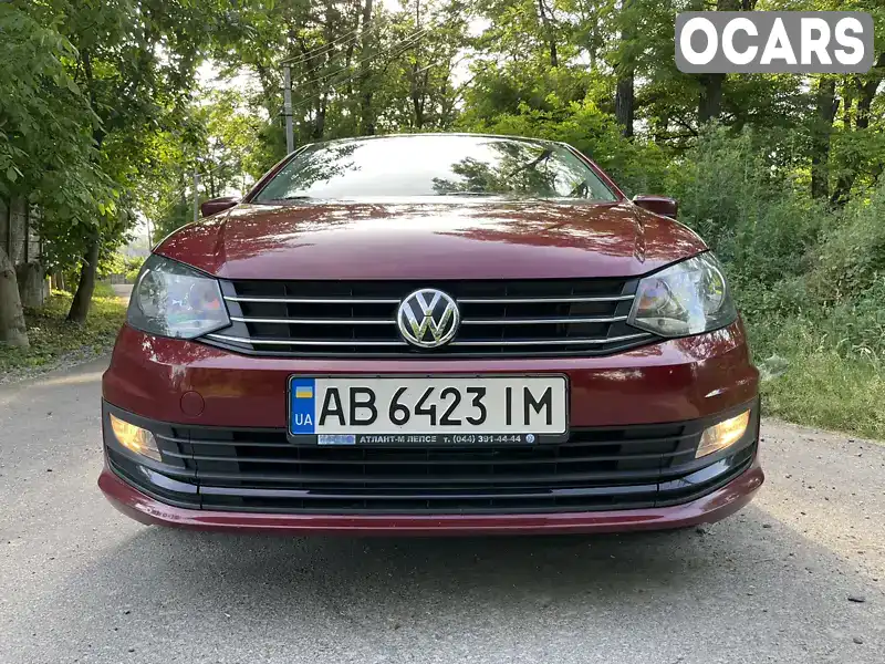 Седан Volkswagen Polo 2017 1.4 л. Автомат обл. Винницкая, Винница - Фото 1/21