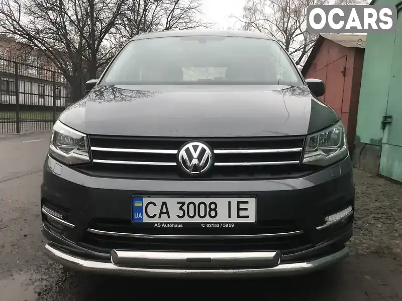 Мінівен Volkswagen Caddy 2017 2 л. Ручна / Механіка обл. Черкаська, Тальне - Фото 1/21