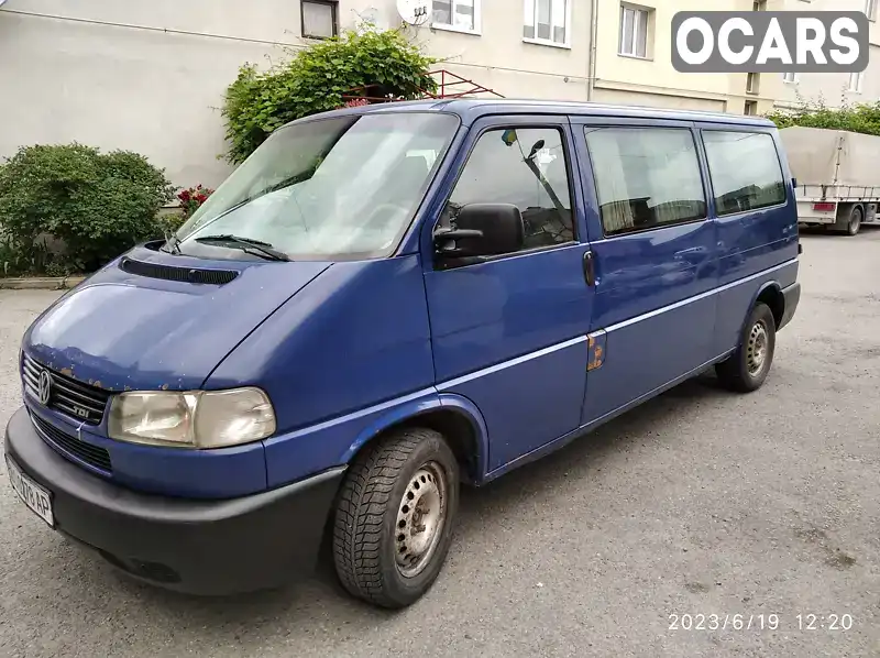 Мінівен Volkswagen Transporter 2002 2.5 л. Ручна / Механіка обл. Тернопільська, Тернопіль - Фото 1/10