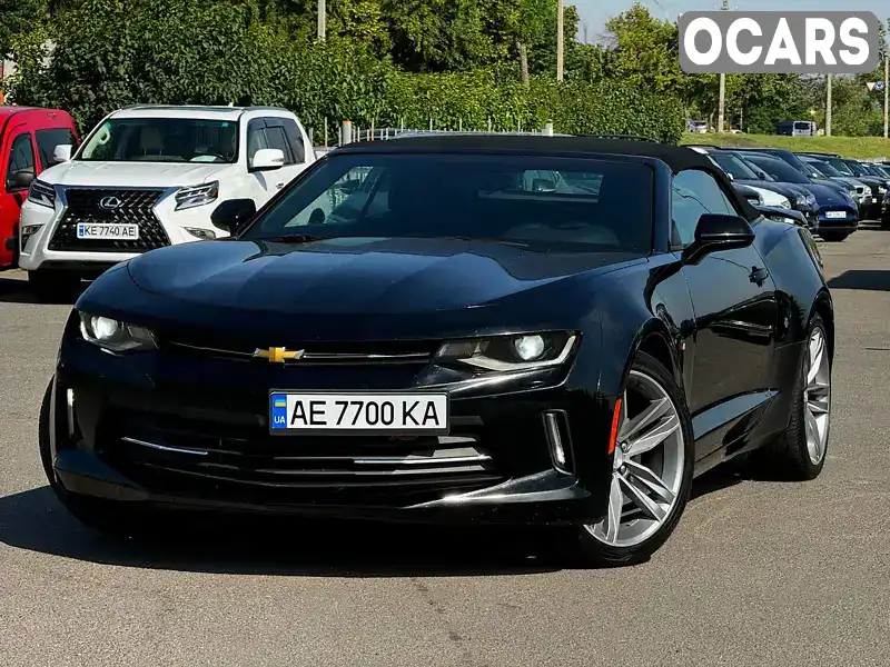 Кабриолет Chevrolet Camaro 2017 3.6 л. Автомат обл. Днепропетровская, Кривой Рог - Фото 1/20