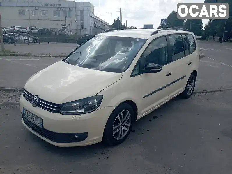 Микровэн Volkswagen Touran 2012 1.6 л. Автомат обл. Ровенская, Ровно - Фото 1/21