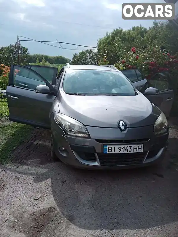 Універсал Renault Megane 2010 1.4 л. Ручна / Механіка обл. Полтавська, Кобеляки - Фото 1/10