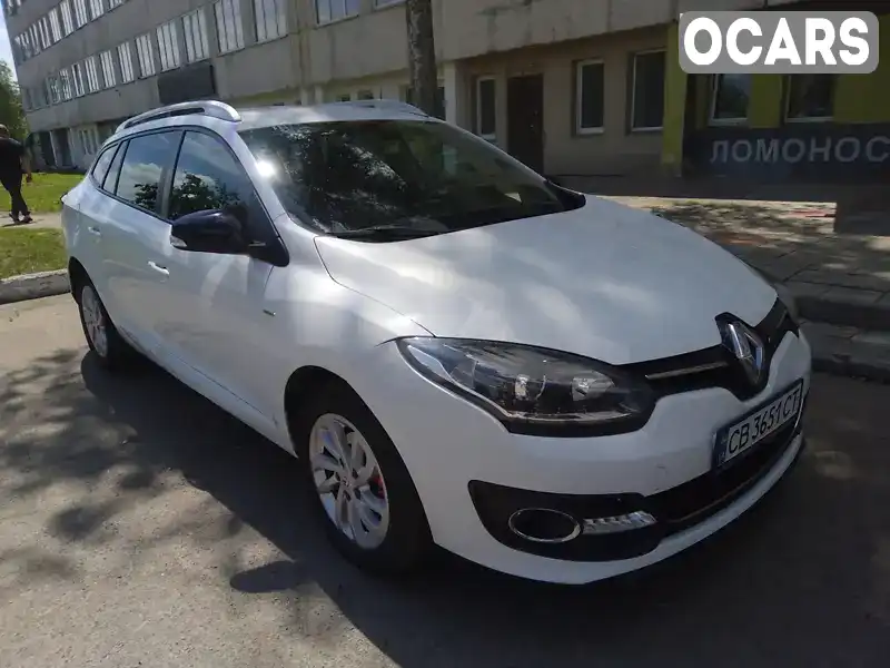 Универсал Renault Megane 2015 1.5 л. Ручная / Механика обл. Черниговская, Нежин - Фото 1/21