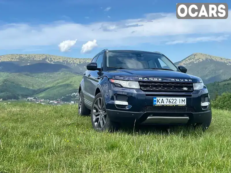 Внедорожник / Кроссовер Land Rover Range Rover Evoque 2014 2 л. Автомат обл. Киевская, Киев - Фото 1/13